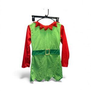 Festive Elf Costume Top – Kids Size Large